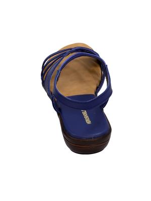blue back strap sandals - 17113604 - Standard Image - 3