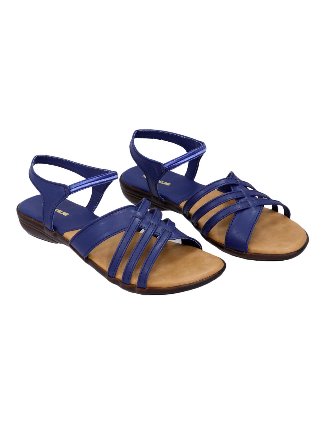 blue back strap sandals - 17113604 - Zoom Image - 2