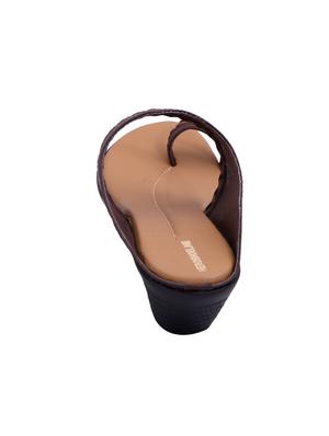 brown one toe sandals - 17113608 - Standard Image - 3