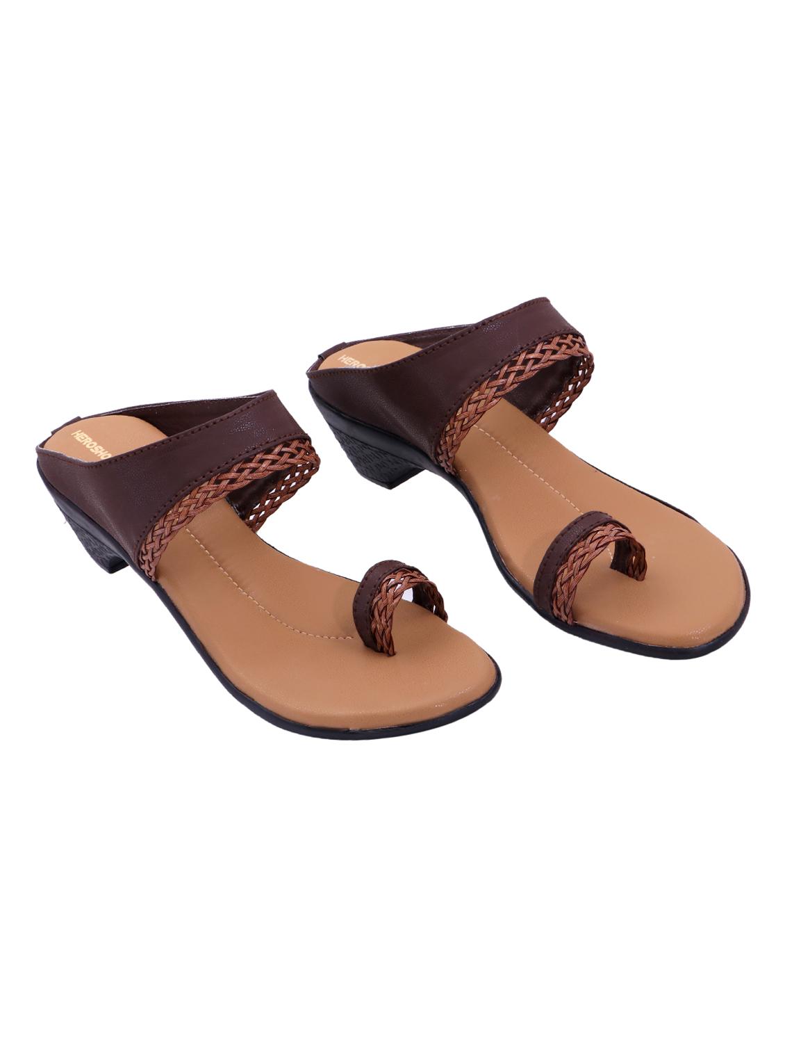 brown one toe sandals - 17113608 - Zoom Image - 2
