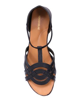 black closed back sandals - 17113611 - Standard Image - 4