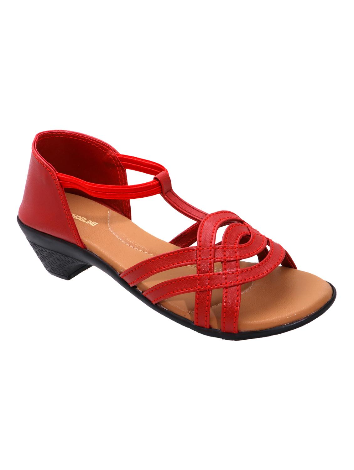 red closed back sandals - 17113614 - Zoom Image - 1