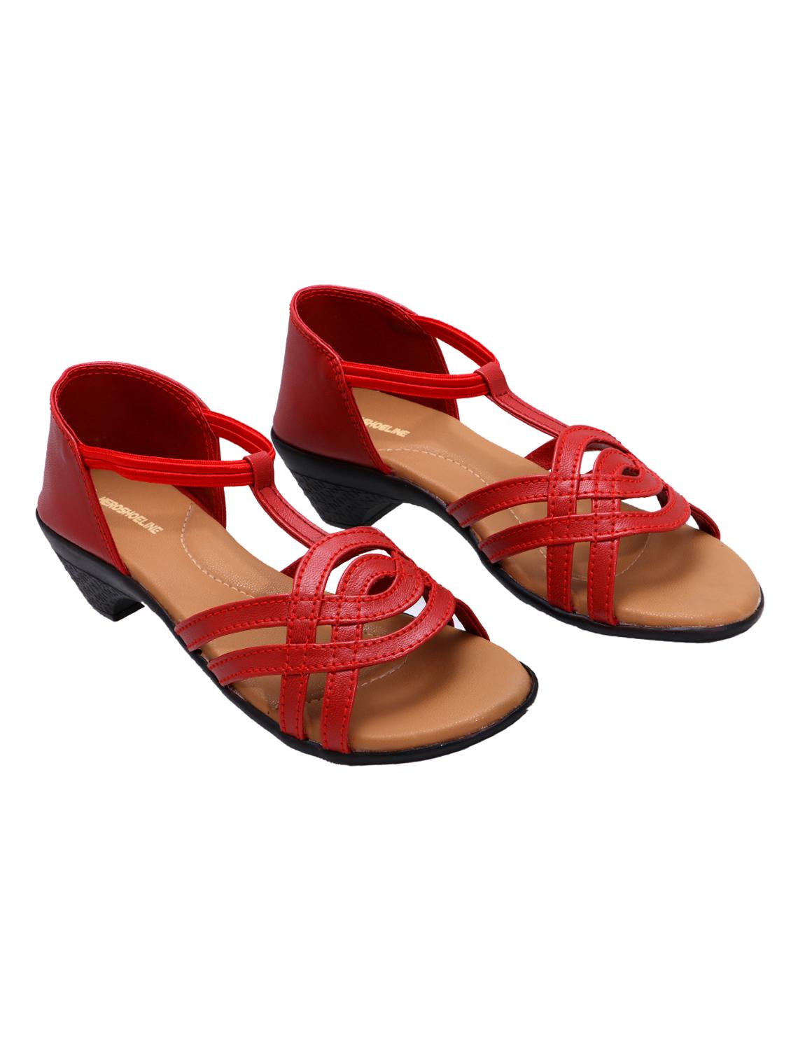 red closed back sandals - 17113614 - Zoom Image - 2