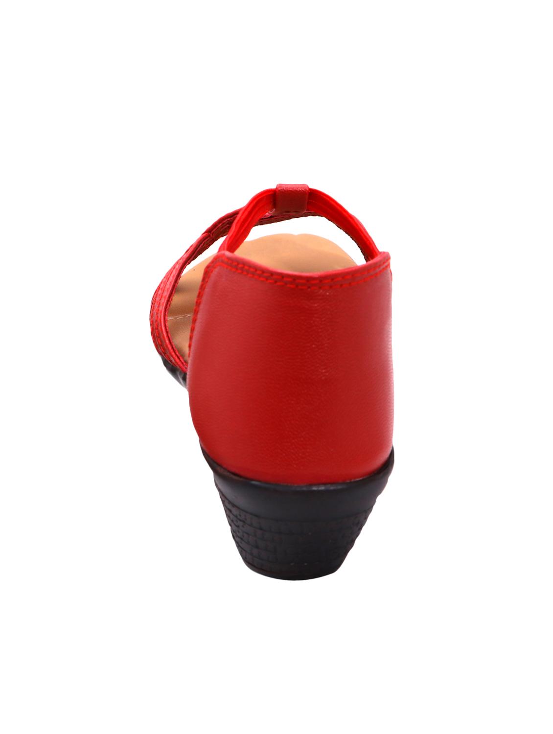 red closed back sandals - 17113614 - Zoom Image - 3