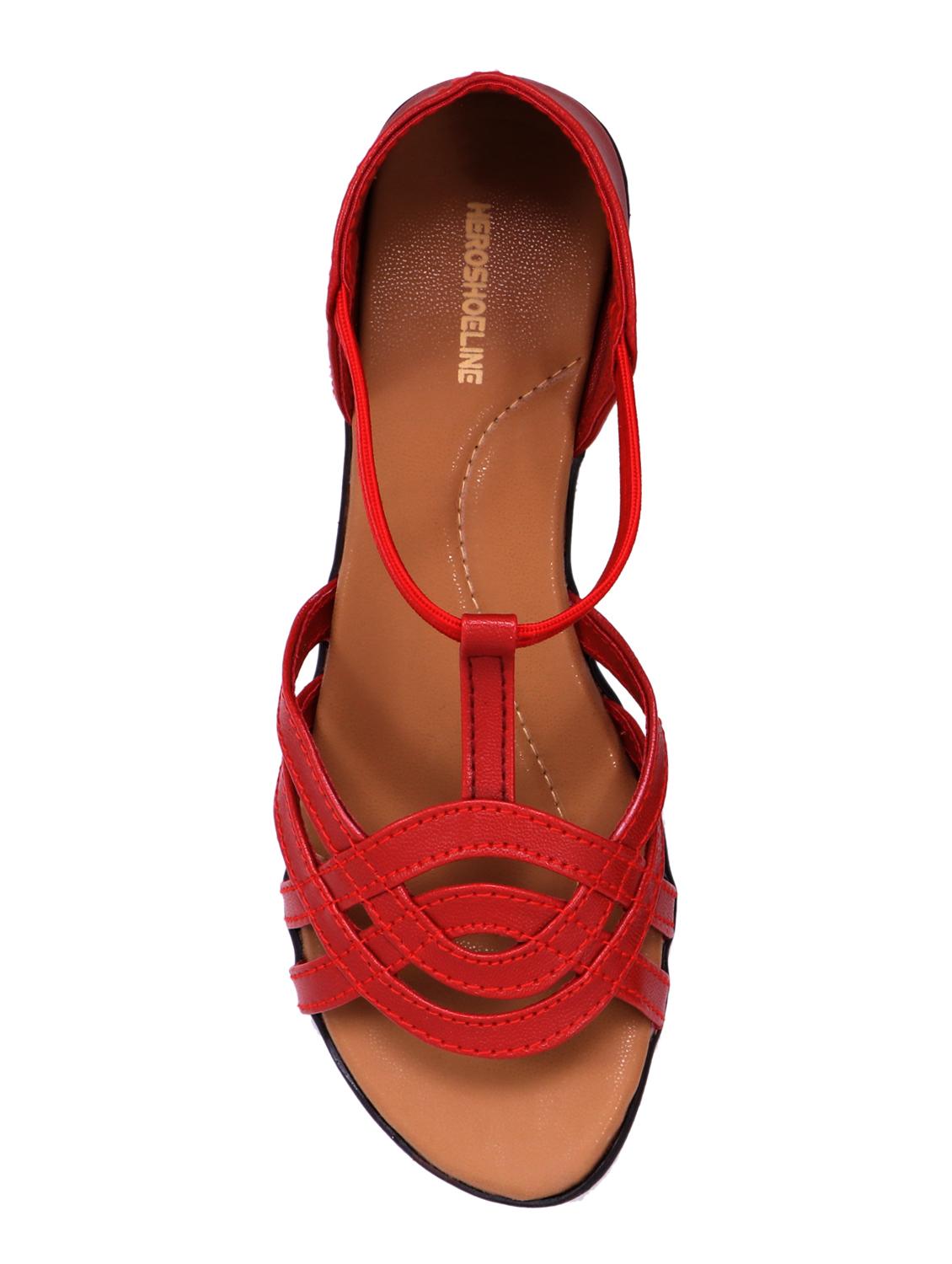 red closed back sandals - 17113614 - Zoom Image - 4