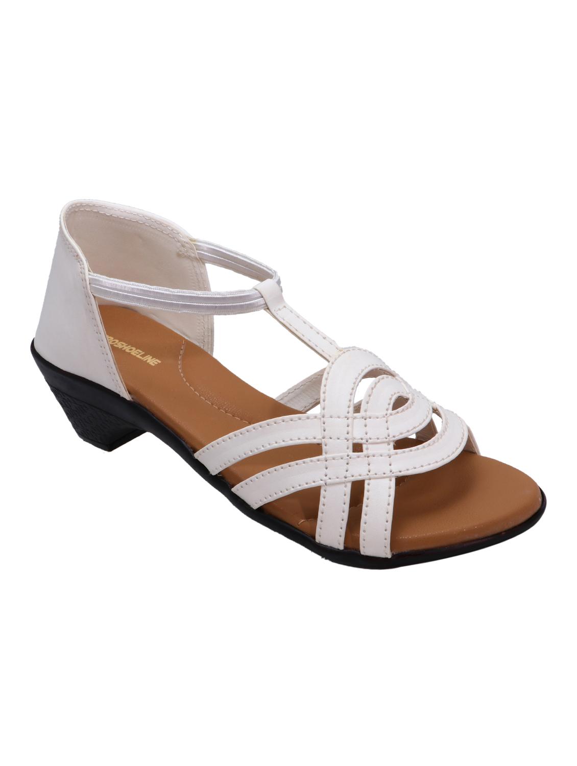white closed back sandals - 17113616 - Zoom Image - 1