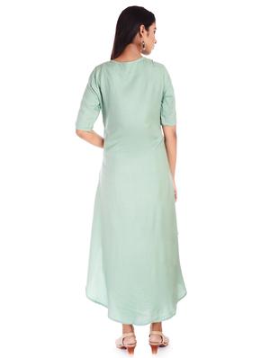 solid kurta cowl set - 17113749 - Standard Image - 3