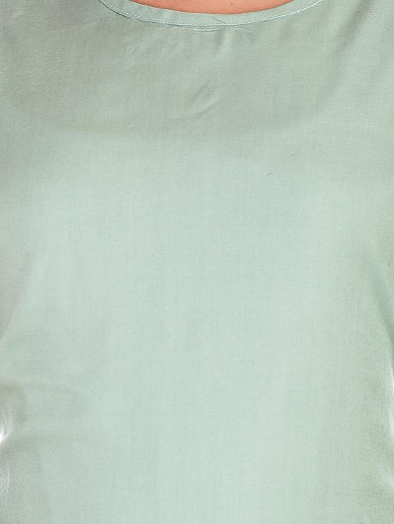 solid kurta cowl set - 17113749 - Zoom Image - 4