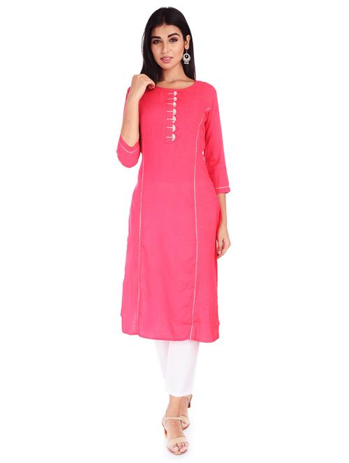 solid kurta pant set - 17113757 - Standard Image - 1