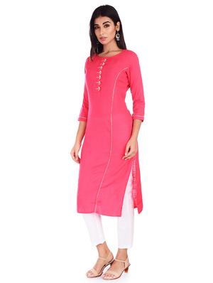 solid kurta pant set - 17113757 - Standard Image - 2