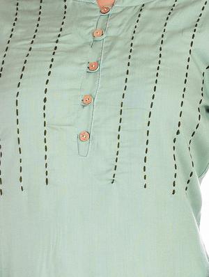 solid kurta pant set - 17113760 - Standard Image - 4
