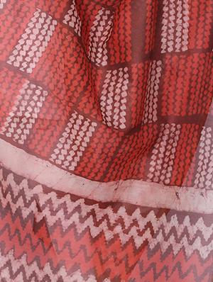 printed chanderi dupatta - 17113802 - Standard Image - 2