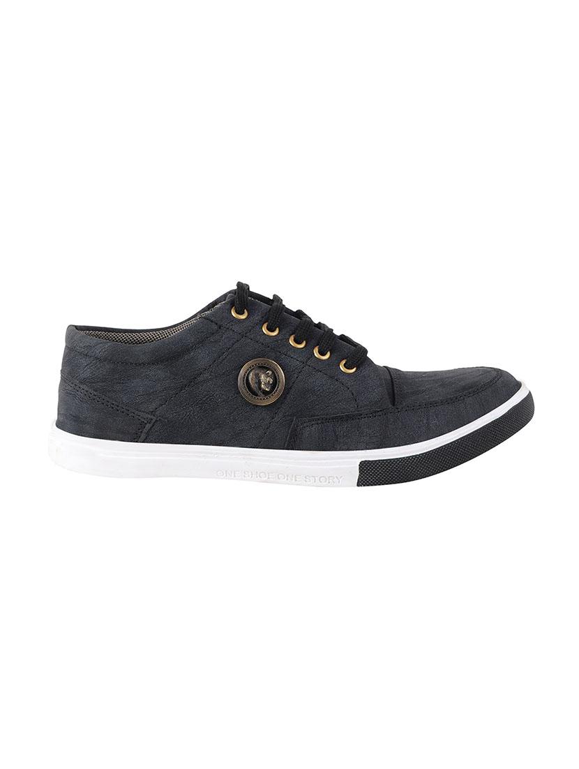 black lace-up sneakers - 17113935 - Zoom Image - 2