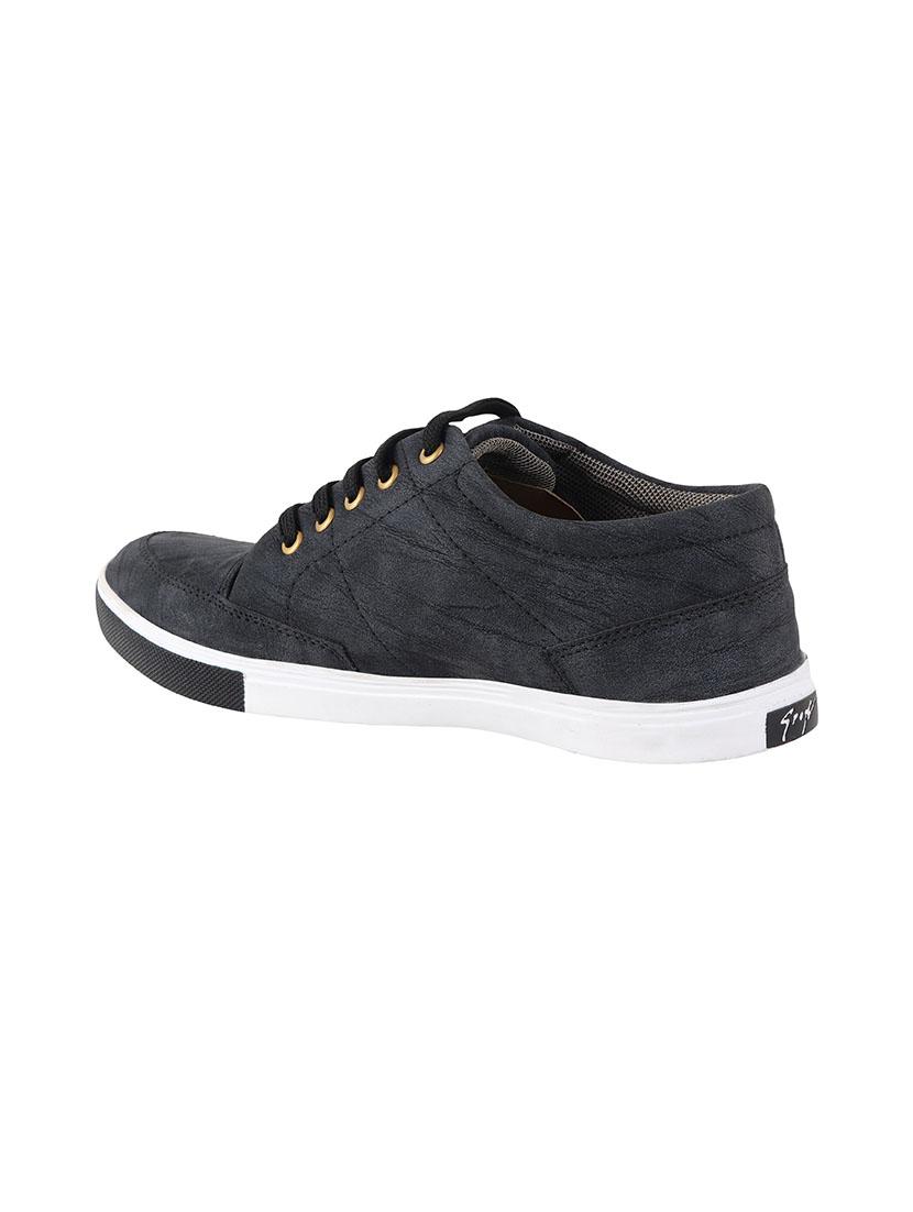 black lace-up sneakers - 17113935 - Zoom Image - 3