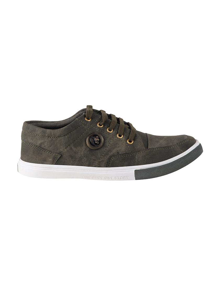 brown lace up sneakers - 17113936 - Zoom Image - 2