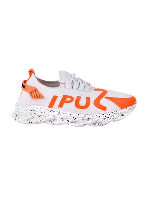 white lace up sport shoes - 17113941 - Standard Image - 2