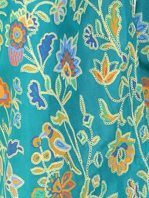 embroidered straight palazzo - 17113991 - Standard Image - 5