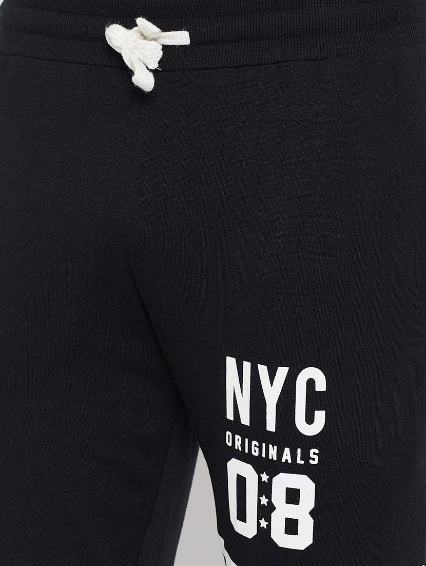 black printed jogger - 17114026 - Zoom Image - 5