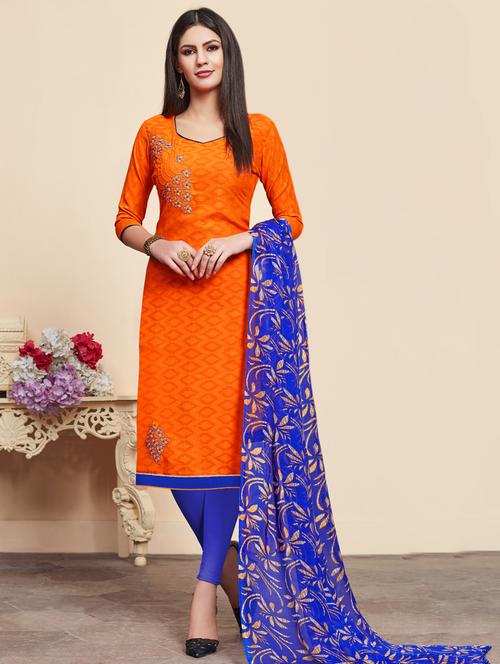 churidaar unstitched suit - 17116016 - Standard Image - 1