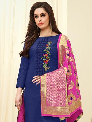churidaar unstitched suit - 17116046 - Standard Image - 2