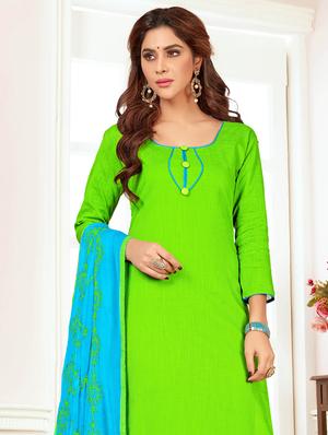 churidaar unstitched suit - 17116062 - Standard Image - 2