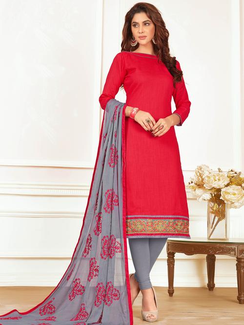 churidaar unstitched suit - 17116066 - Standard Image - 1