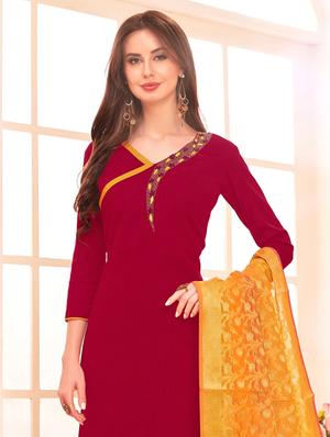 churidaar unstitched suit - 17116114 - Standard Image - 2