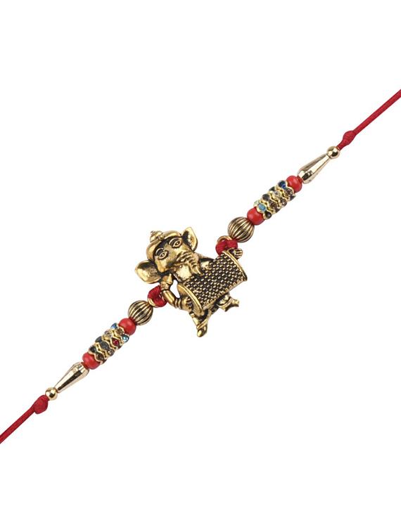 stylish classic look "ganesh ji" rakhi - 17116317 - Zoom Image - 2