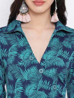 tropical print sheath dress - 17116393 - Standard Image - 5