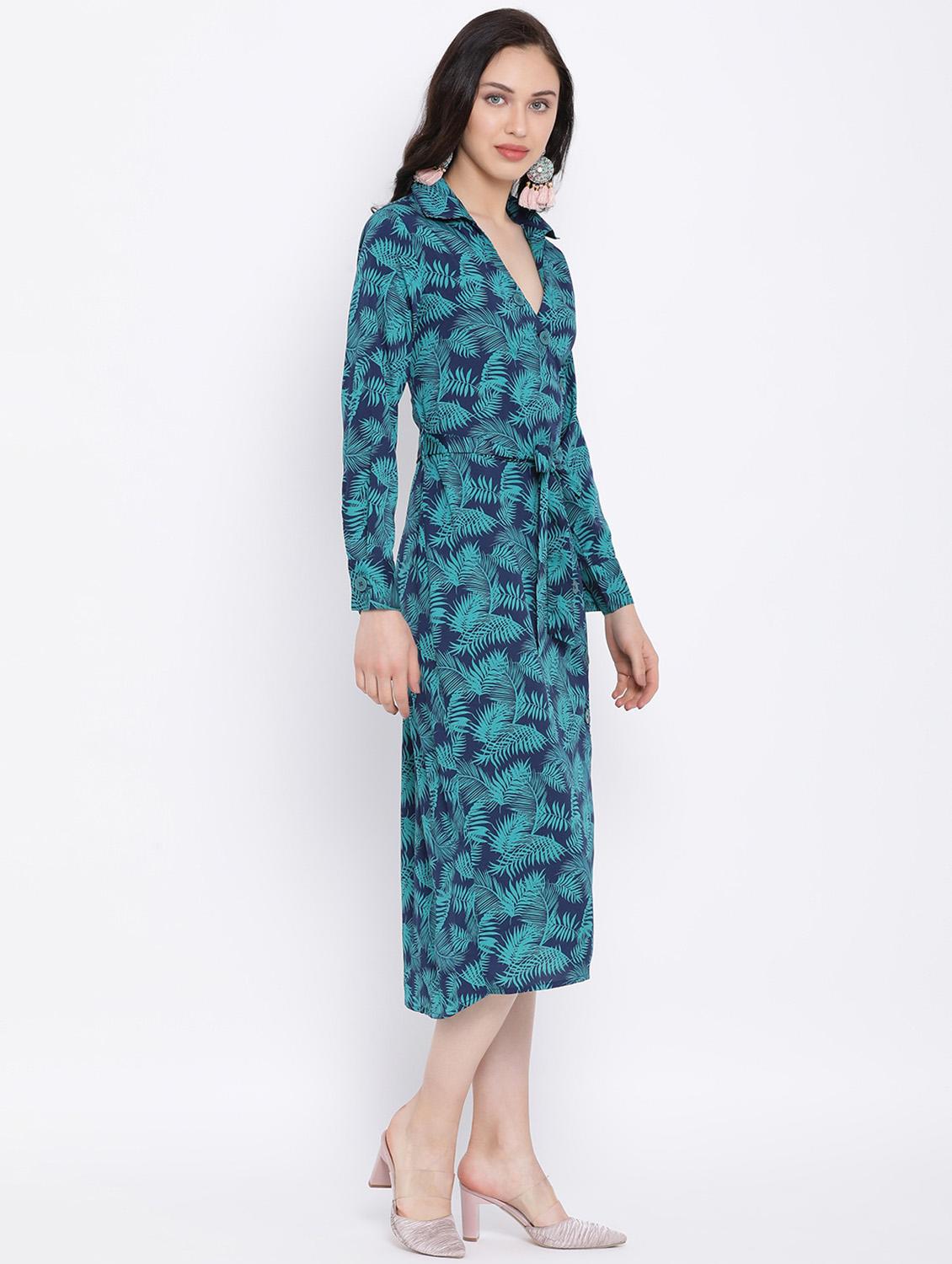 tropical print sheath dress - 17116393 - Zoom Image - 3