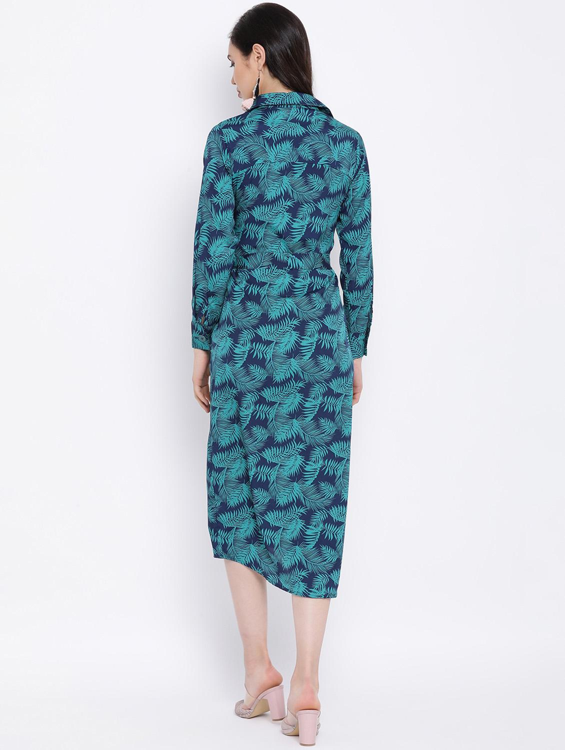 tropical print sheath dress - 17116393 - Zoom Image - 4