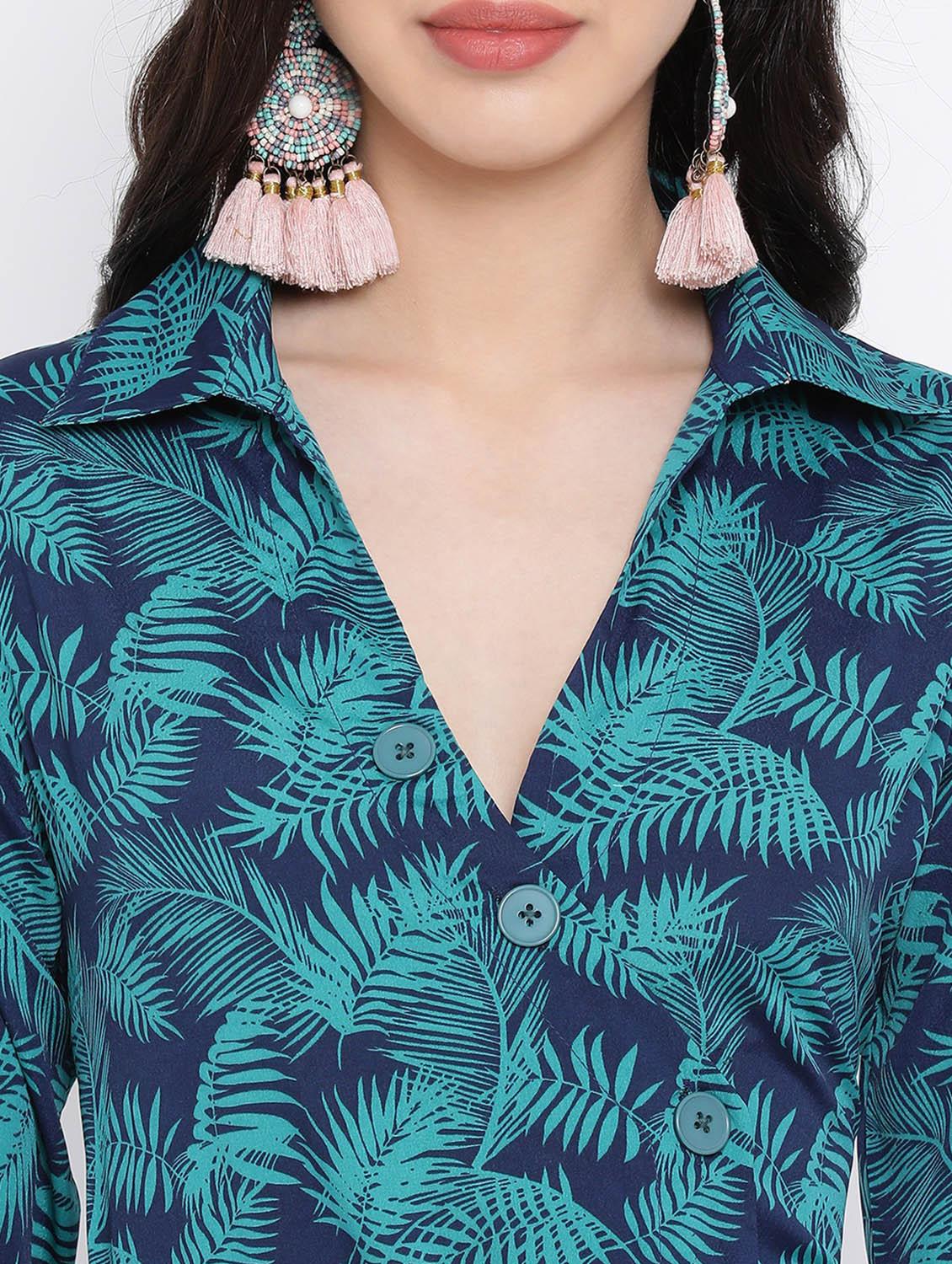 tropical print sheath dress - 17116393 - Zoom Image - 5