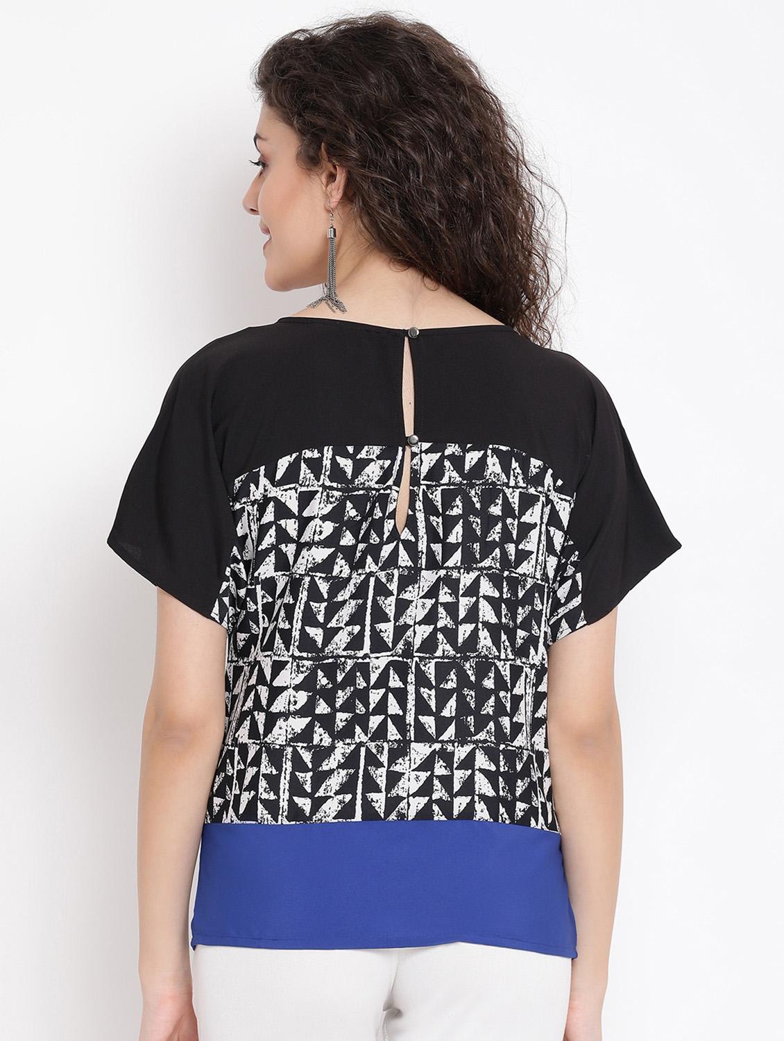 printed panel color block top - 17116441 - Zoom Image - 3