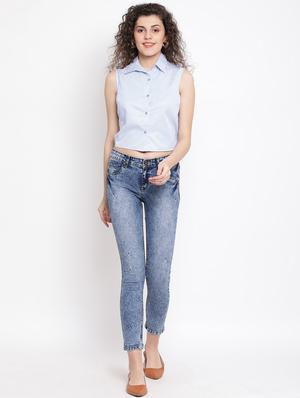 tie back striped shirt - 17116449 - Standard Image - 4