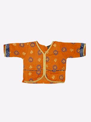blue printed lehnga choli - 17116939 - Standard Image - 3