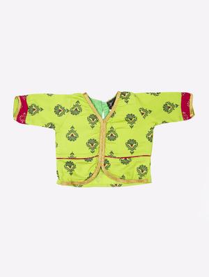 pink cotton lehnga choli - 17116940 - Standard Image - 3