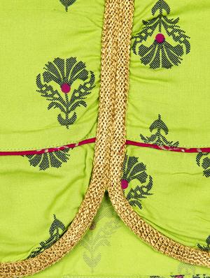 pink cotton lehnga choli - 17116940 - Standard Image - 5