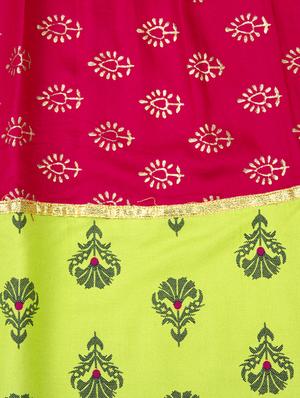 pink cotton lehnga choli - 17116940 - Standard Image - 6