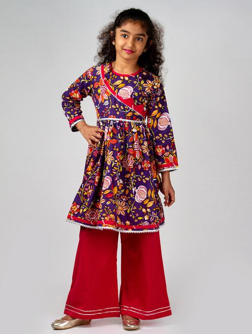 pink cotton lehnga choli - 17116941 - Standard Image - 1