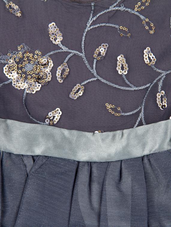 grey polyester frock - 17116948 - Zoom Image - 3