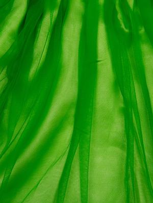 green polyester frock - 17116951 - Standard Image - 3