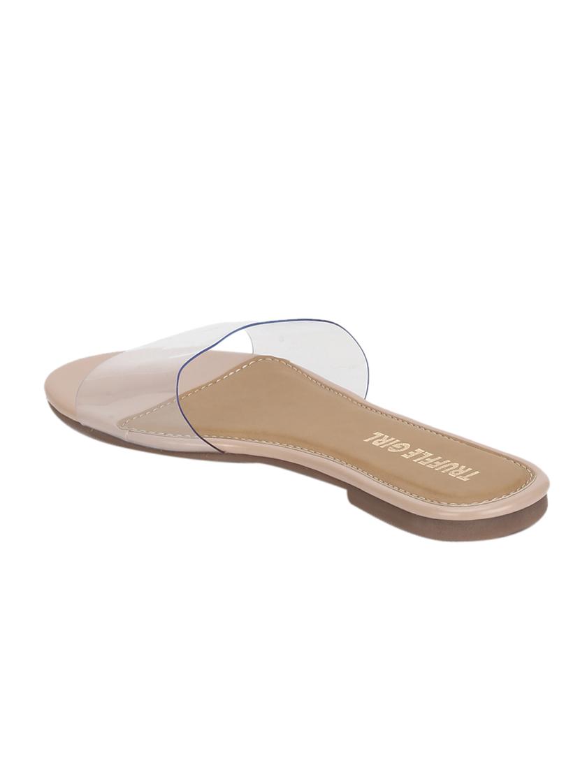 beige slip on sandals - 17117001 - Zoom Image - 3
