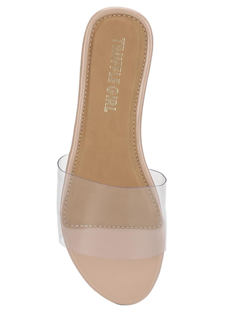 beige slip on sandals - 17117001 - Zoom Image - 4