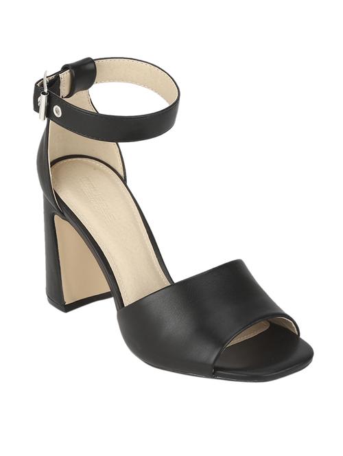 black ankle strap sandals - 17117032 - Standard Image - 1