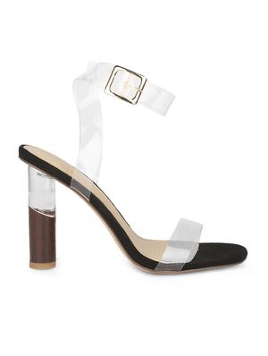 black ankle strap sandals - 17117054 - Standard Image - 2