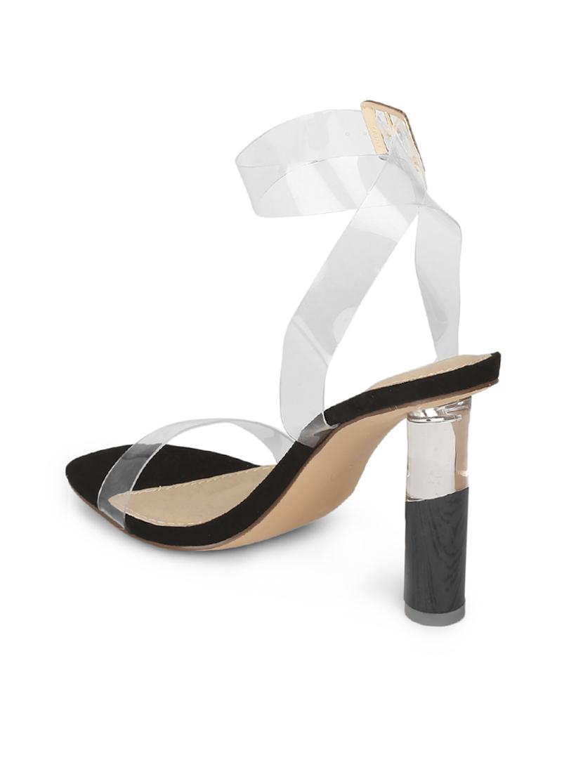 black ankle strap sandals - 17117054 - Zoom Image - 3