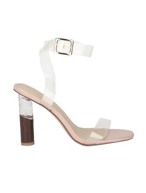 nude ankle strap sandals - 17117055 - Standard Image - 2