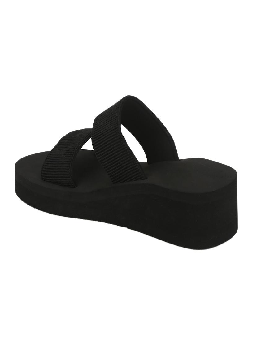 black slip on wedges - 17117069 - Zoom Image - 2