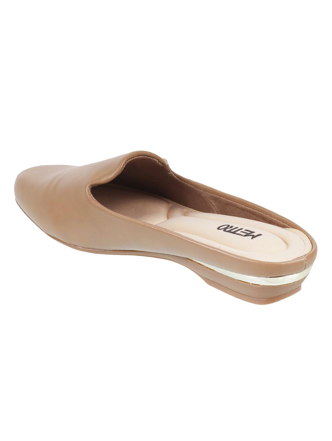 brown slip on mules - 17117659 - Zoom Image - 3