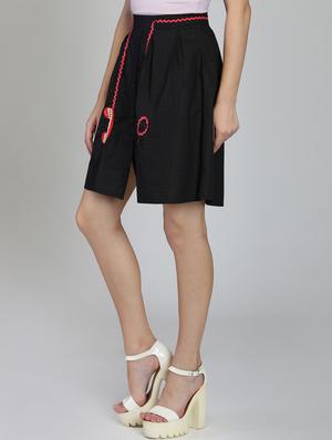 quirky embroidered a-line skirt - 17118029 - Standard Image - 2